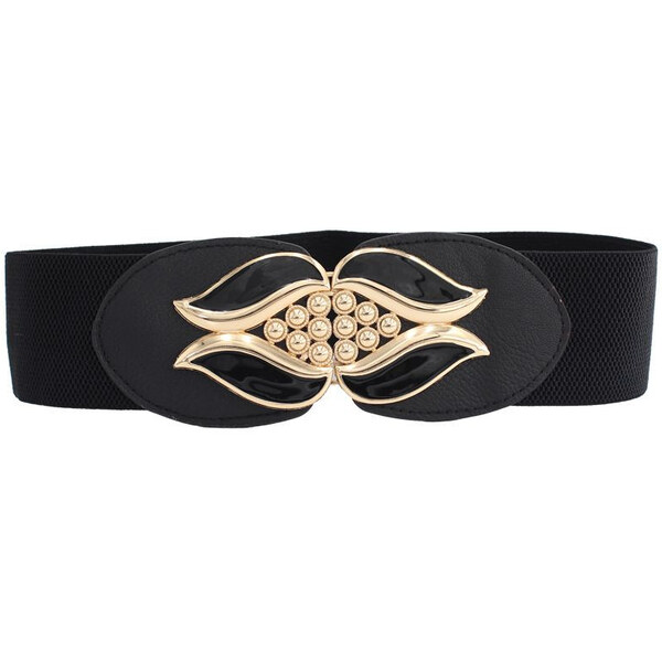 Lifestyle Dámsky strečový opasok na šaty Fish Čierny 65226235