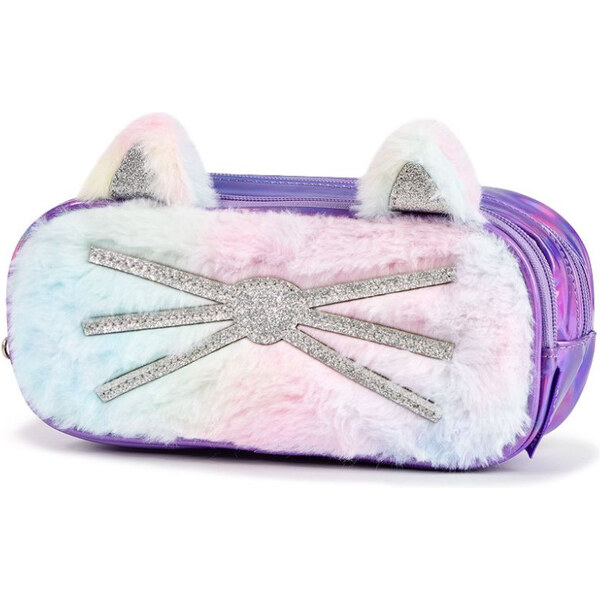 Miko dievčenský plyšový peračník Mačička Fialový 65226261