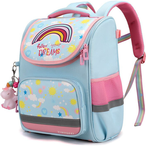 Lifestyle Detský školský batoh Follow Dream Modrý 13L 65226280