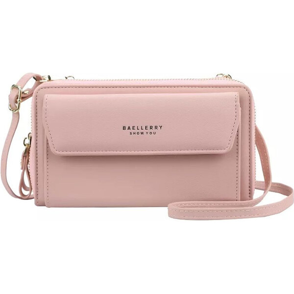 Baellerry Dámska peňaženka s popruhom Maddie Svetlo ružová 65226397