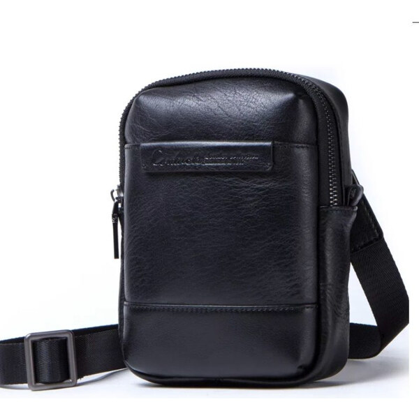 Contacts pánska kožená taška aj ľadvinka Cavero Čierna 65226411