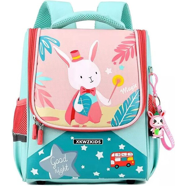 Meisohua Meiso detský školský batoh s králikom a príveskom 15L 65226514