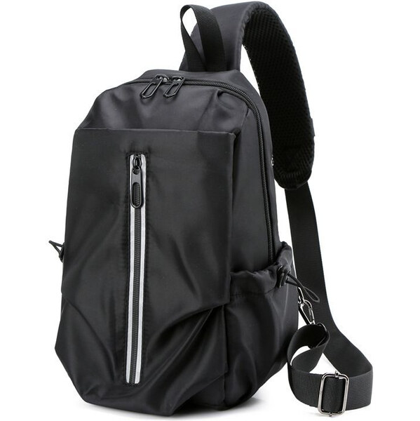 Lifestyle Pánska taška cez hruď Vandal s USB Čierna 9L 65226528