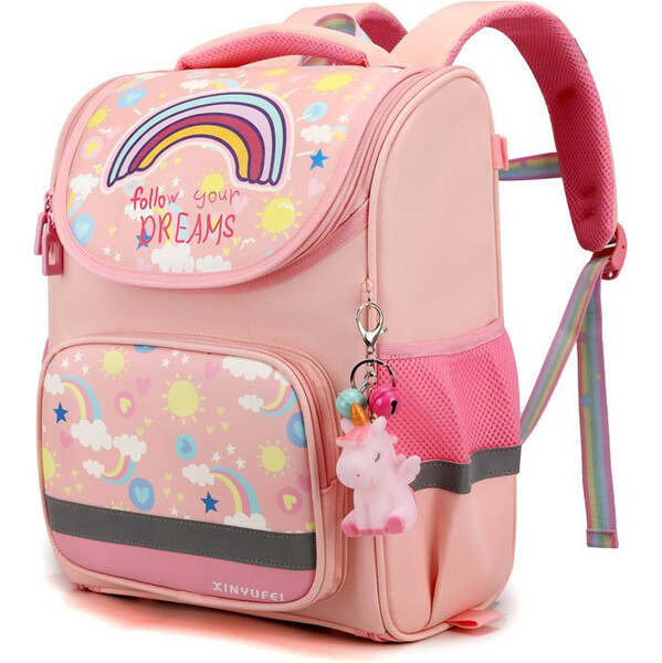 Lifestyle Detský školský batoh Follow Dream Ružový 13L 65226626