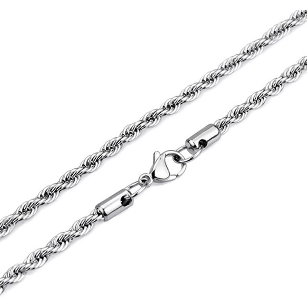 Impress Jewelry Retiazka z chirurgickej ocele Just Twisted 3mm / 60 cm 65226641