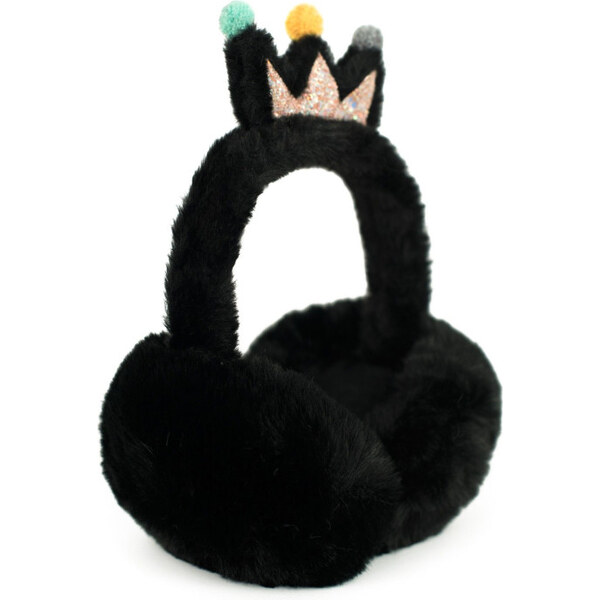 Artofpolo Plyšové klapky na uši princess Čierne 65226670