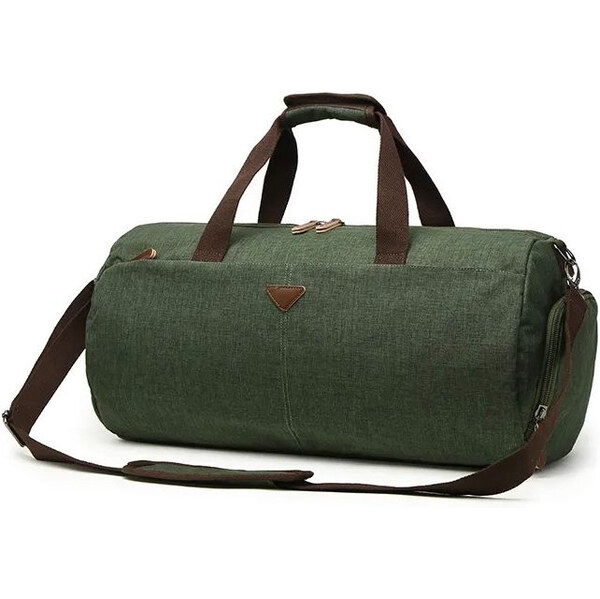 Canvasio cestovná plátená canvas taška Roubaix Zelená 40 l 65226724