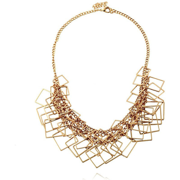 Lodestar Geometrický náhrdelník Rhombus Zlatý 65226880