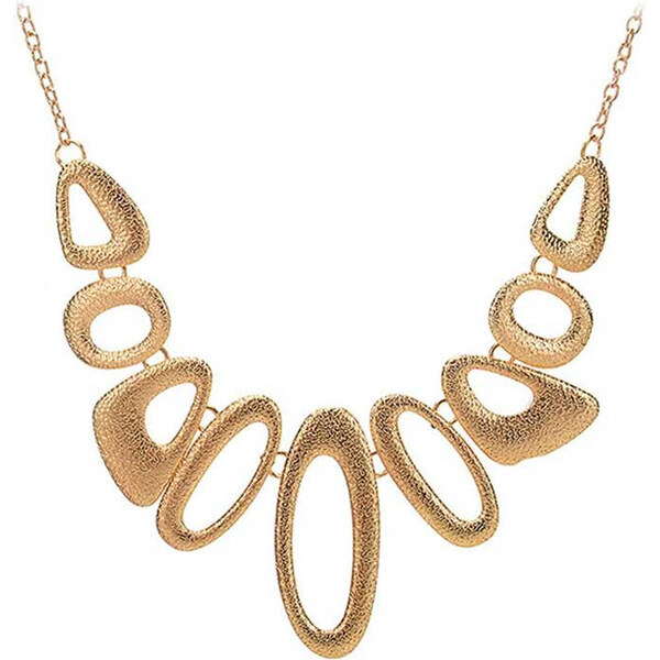 Lodestar Geometrický náhrdelník Oval Stones Zlatý 65226874