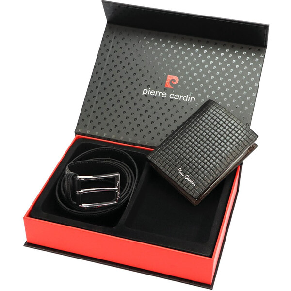 Pierre Cardin pánska darčeková sada peňaženka s opaskom Sarthe 65226982