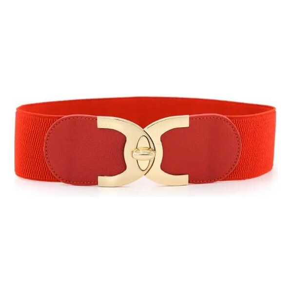 Lifestyle Dámsky opasok na šaty s prackou FlaG Červený 65227150