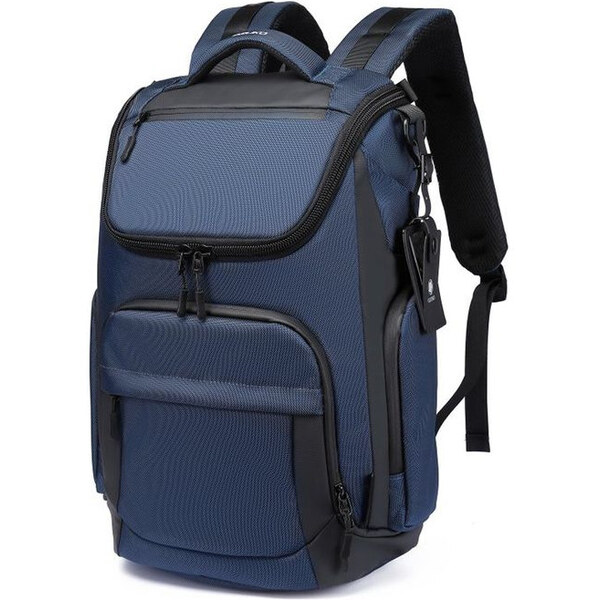 Ozuko Outdoor cestovný školský batoh Hiking Modrý 23L 65227159