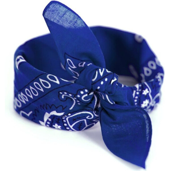 Artofpolo Bavlnená šatka Bandana Modrá zafírová 65227162