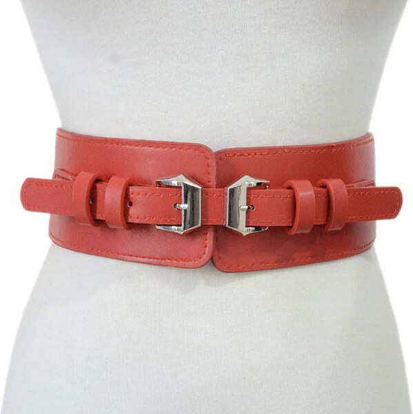 Lifestyle Dámsky široký korzetový opasok Basile Červený 65227194
