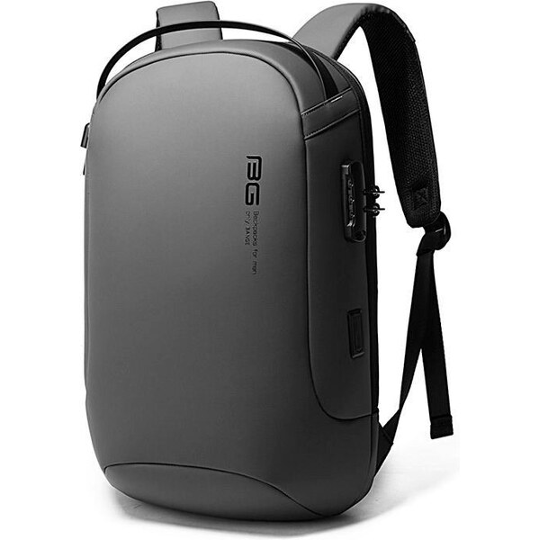 BANGE Business batoh s USB + zámok HASAD Šedý 23L 65227239