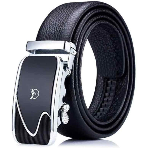 Bullcaptain pánsky kožený opasok automat Magnum Čierny 65227279