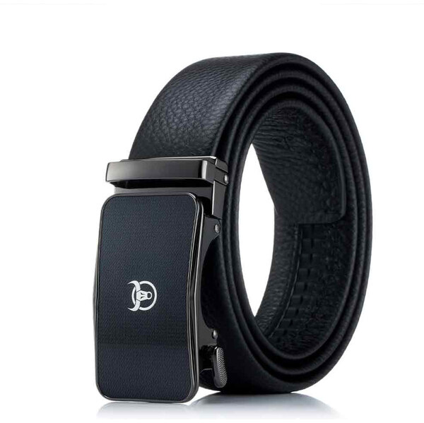 Bullcaptain pánsky kožený opasok automat Decided Čierny 65227282