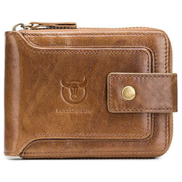Bullcaptain elegantná kožená peňaženka Phocas Camel 65227303