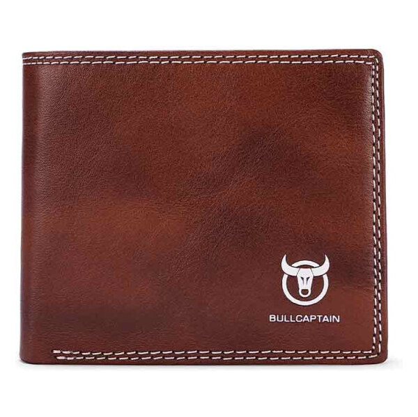 Bullcaptain elegantná kožená peňaženka Marcien Hnedá 65227314