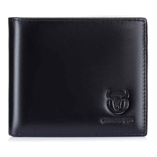 Bullcaptain elegantná kožená peňaženka Sirice Čierna 65227318