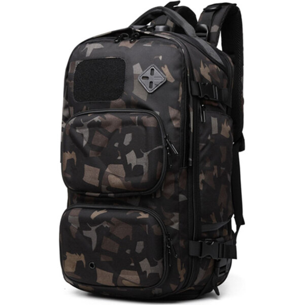 Ozuko Outdoor turistický batoh s USB + zámok Legrand Camo 35L 65227369