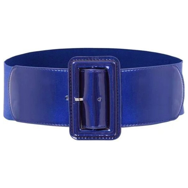 Lifestyle Dámsky strečový široký lesklý opasok Casila Royal Blue 65227489