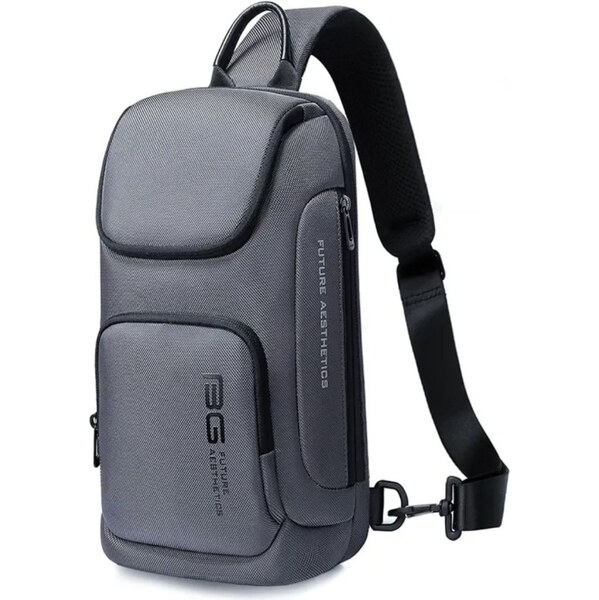 BANGE športový batoh cez rameno KIRAL Šedý 8L 65227577