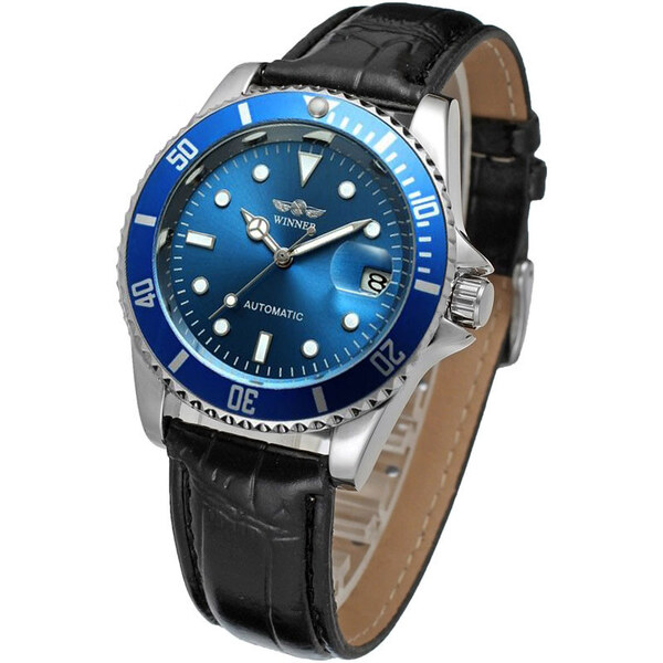 Pánske mechanické hodinky Winner WZ0305W Modré 65227646