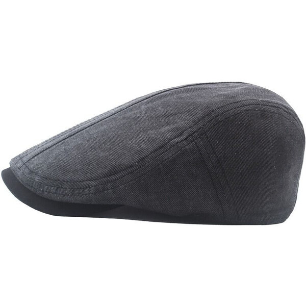 JAMONT Pánska plochá džínsová čiapka bekovka Toimi Čierna 65227760