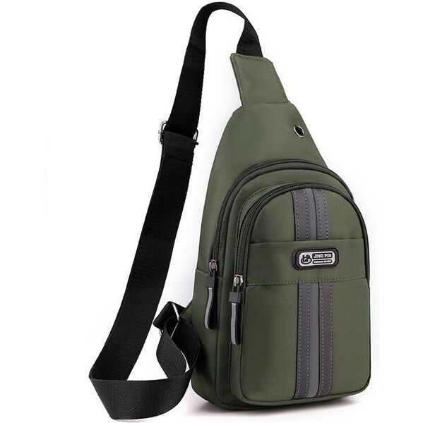 Lifestyle JING PIN batoh cez hruď Fashion šport Zelený 4L 65227776