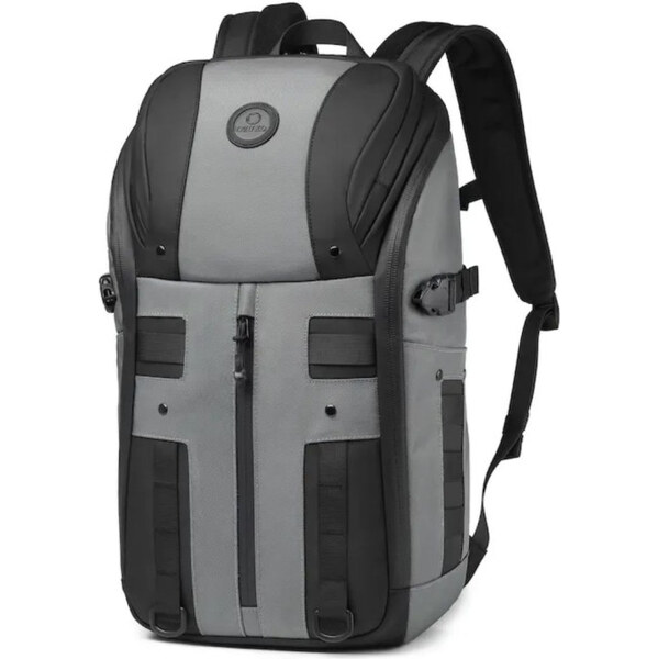 Ozuko Business cestovný školský batoh Barnard Šedý 27L 65227840