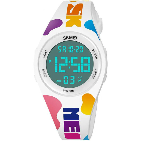SKMEI 1865 Dievčenské detské digitálne hodinky Colorful 65227838