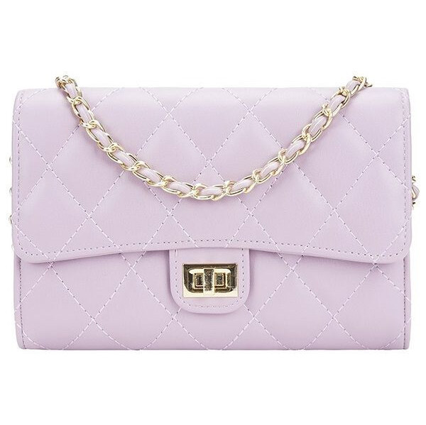 Baellerry Dámska retiazková kabelka prešívaná Fialová 65227875