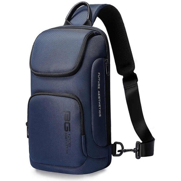 BANGE športový batoh cez rameno KIRAL Modrý 8L 65227884