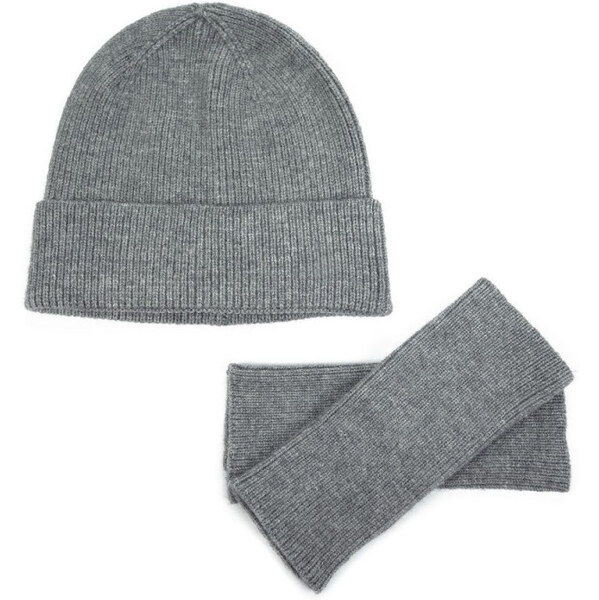 ArtOfPolo set čiapka s palčiakmi Minimalist Šedý 65227917