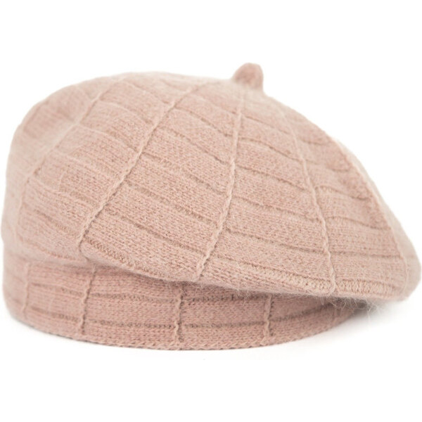 ArtOfPolo Dámsky baret Shaggy plum Ružový 65227933