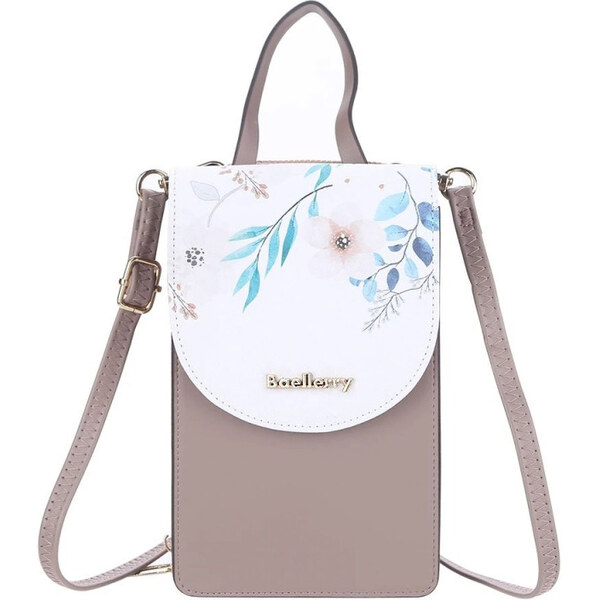 Baellerry Dámska kabelka na mobil Flowers Purpurová 65228057