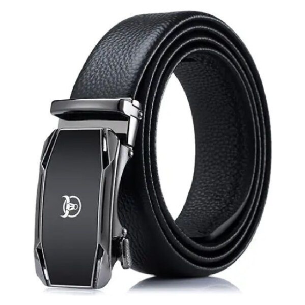 Bullcaptain pánsky kožený opasok automat Bekoman Čierny 65228115