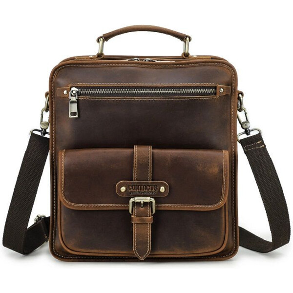 Contacts pánska kožená taška cez rameno Walburge 12L 65228146