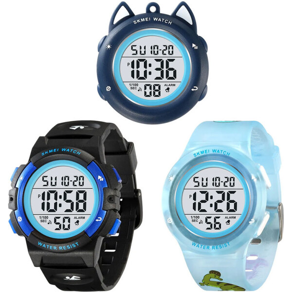SKMEI Sada DIY Detské hodinky + stopky pre chlapcov 65228213