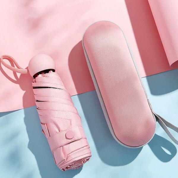 Carla Dámsky Skladací mini dáždnik Ružový 65228321