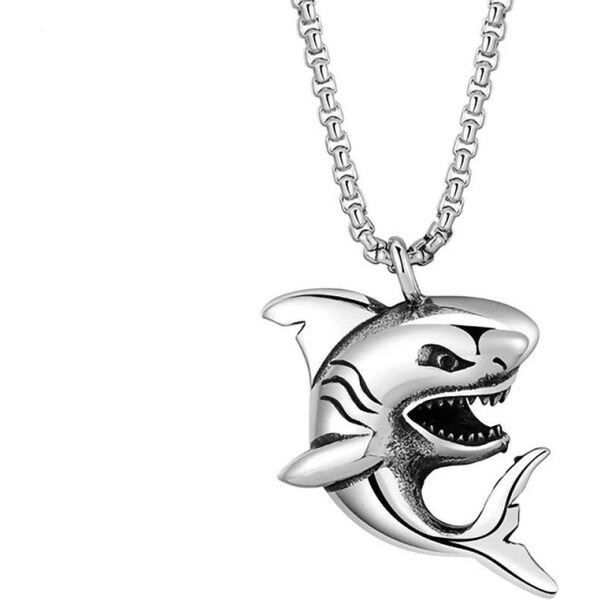 Impress Jewelry Prívesok z chirurgickej ocele Žralok Shark 65228409