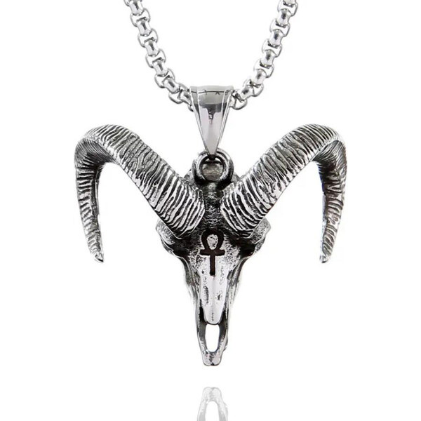 Impress Jewelry Prívesok z chirurgickej ocele Mendésky cap sabatu 65228415