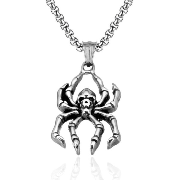 Impress Jewelry Prívesok z chirurgickej ocele Pavúk Smrťhlav 65228437