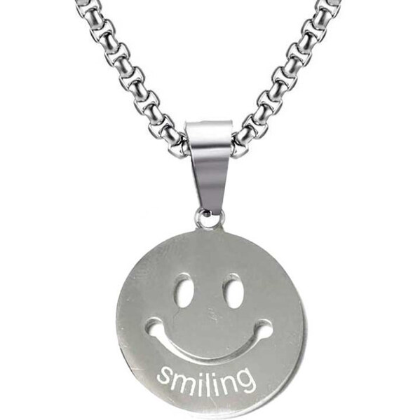 Impress Jewelry Prívesok z chirurgickej ocele - Smiling Emoji 65228454