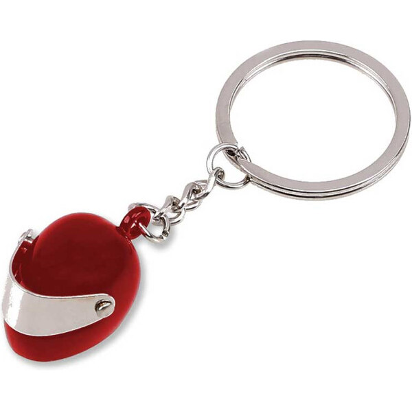 Impress Jewelry Prívesok na kľúče Moto Helma Červená 65228483