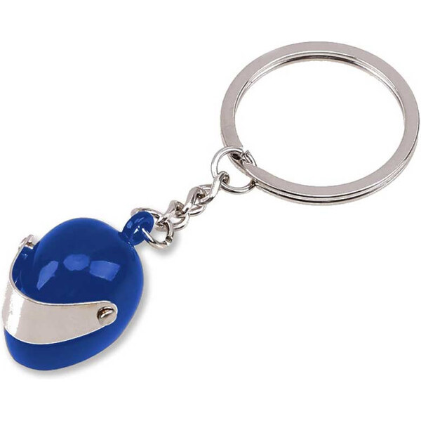 Impress Jewelry Prívesok na kľúče Moto Helma Modrá 65228482