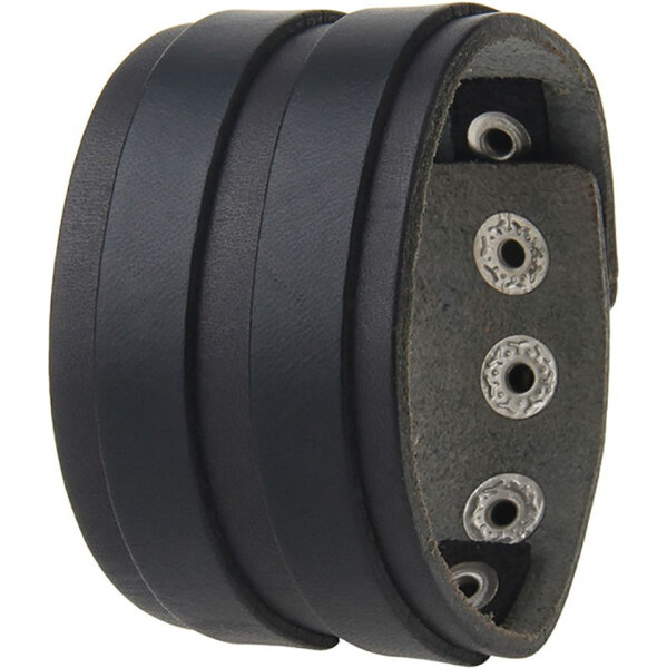 Lodestar Kožený náramok Vilintas Čierny 21 cm 65228493