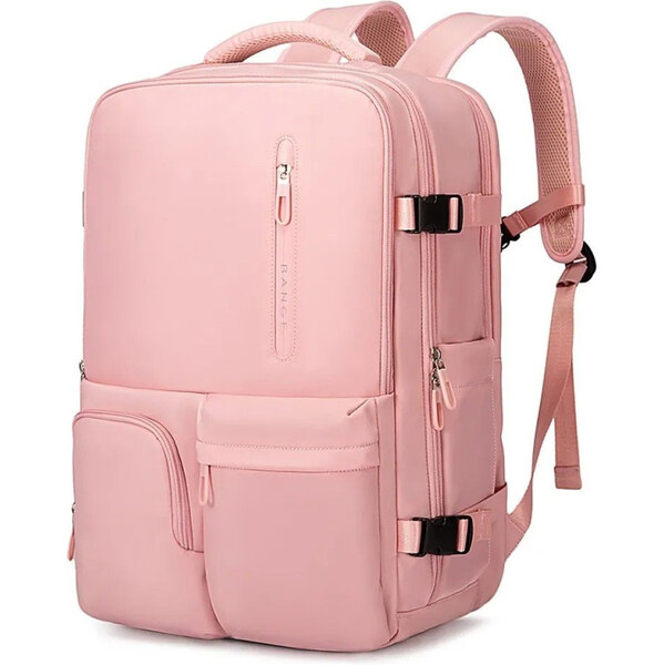 Bange športový batoh s USB Lazarus Ružový 29L 65228568