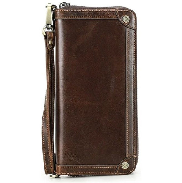 Contacts pánska kožená peňaženka Kallis Hnedá 65228666